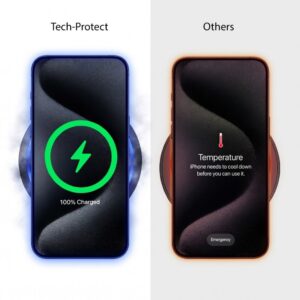 Tech-Protect A51 ArcticBoost 3in1 Magnetinis MagSafe belaidis įkroviklis 25W QI2.2 baltos spalvos - Image 10