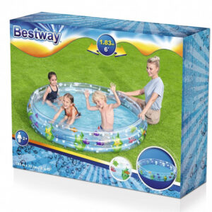 Bestway pripučiamas baseinas vaikams 1.83x33cm 51005 - Image 5