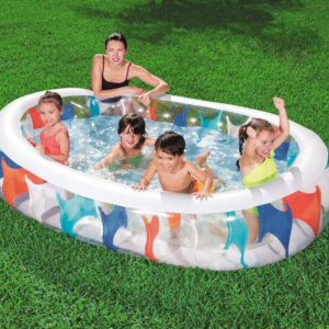 Bestway pripučiamas baseinas 229cm x 152cm 54066 - Image 2