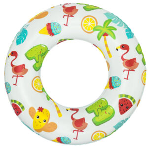 Bestway pripučiamas plaukimo ratas žalias FRUITS 61cm 36014 A - Image 2