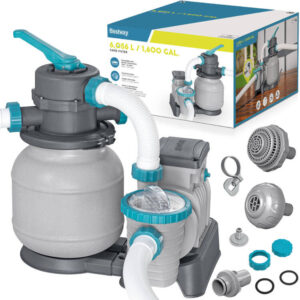 Bestway smėlio baseino siurblys 6056 l/h filtravimo rutuliukams 58497
