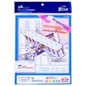 3D dėlionė lėktuvas Wright Flyer broliai 51 det. ZA2905 - Image 4