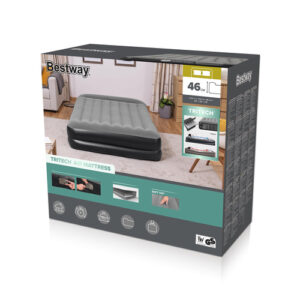 Čiužinys su pompa 203x152x46cm BESTWAY 67403 - Image 3