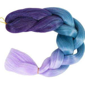 Sintetinės plaukų pynės ombre blue/fio W10342 - Image 4