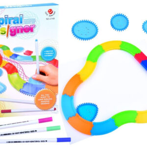 Spirograph piešimo rinkinys CREATIVE spiralės piešimo priemonė TA0080
