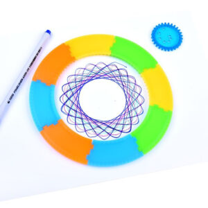 Spirograph piešimo rinkinys CREATIVE spiralės piešimo priemonė TA0080 - Image 3