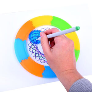 Spirograph piešimo rinkinys CREATIVE spiralės piešimo priemonė TA0080 - Image 5