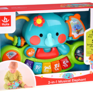 Muzikinis drambliuko formos pianinas, spalvingas žaislas ZA3008 - Image 6