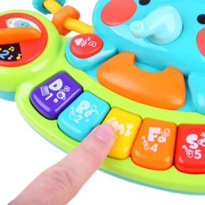 Muzikinis drambliuko formos pianinas, spalvingas žaislas ZA3008 - Image 4