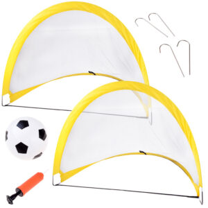 Futbolo vartų rinkinys + kamuolio pompa SP0573