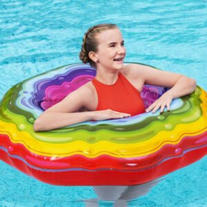 Bestway pripučiamas plaukimo ratas COLORFUL JELLY 115cm 36163 - Image 5