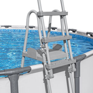 Bestway baseino kopėčios 132cm – saugios, neslidžios, metalinės 58332 - Image 7