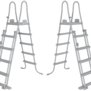 Bestway baseino kopėčios 132cm – saugios, neslidžios, metalinės 58332 - Image 8