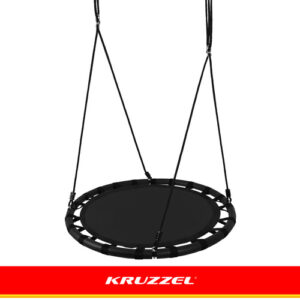 Sūpynės gandralizdžiui, 100 cm, juodos - Image 6