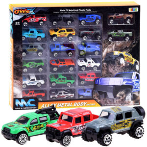 20 metalinių automobilių rinkinys. Visureigiai ZA3233 - Image 1