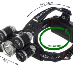 5 x T6 CREE LED priekinis žibintas - Image 3