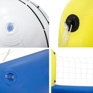Bestway pripučiamas vandens tinklinis 244x64cm + baseino kamuolys 41cm 52133B - Image 8