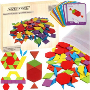Edukacinė dėlionė – geometrinės figūros