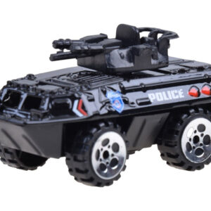 Metaliniai automobiliai, POLICE rinkinys 6 vnt., ZA3505 spyruokliniai - Image 3