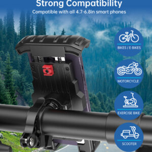 Choetech H067 adjustable bicycle holder - black - Image 5