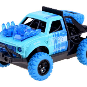 Metalinis automobilis Predator 4x4 kaskadiniams triukams, su šviesos ir garso efektais ZA3581