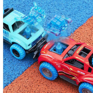 Metalinis automobilis Predator 4x4 kaskadiniams triukams, su šviesos ir garso efektais ZA3581 - Image 6
