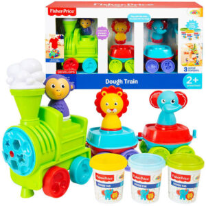 Fisher Price traukinys + modelinas 3 spalvų ZA3619