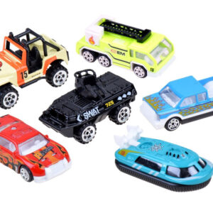 6 įvairių transporto priemonių rinkinys, metaliniai automobiliai ZA3505 - Image 2
