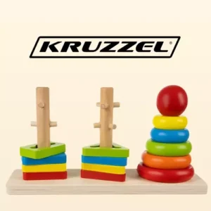 Rūšiuoklis – medinė dėlionė Kruzzel 19870 - Image 3