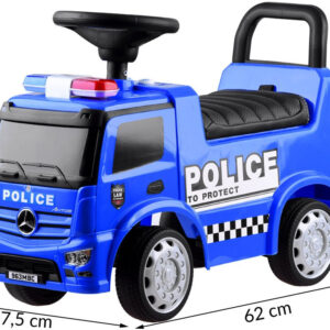 Mercedes POLICE vaikiškas stumiamas automobilis ZA3690 - Image 4