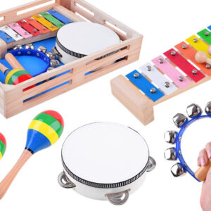 Medinis instrumentų rinkinys 4in1 žaislas IN0134