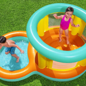 Bestway 2in1 rinkinys pripučiama žaidimų aikštelė Jumptopia baseinas + batutas 52385 - Image 6