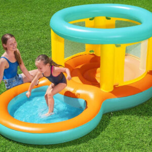 Bestway 2in1 rinkinys pripučiama žaidimų aikštelė Jumptopia baseinas + batutas 52385 - Image 8
