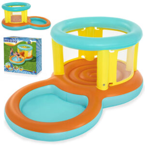 Bestway 2in1 rinkinys pripučiama žaidimų aikštelė Jumptopia baseinas + batutas 52385