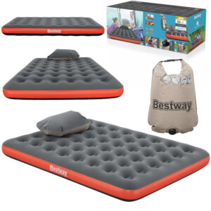 Bestway Roll & Relax pripučiamas čiužinys 203x152x22cm 67703
