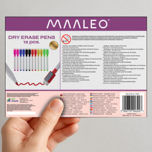 Sauso valymo žymekliai - 12 vnt. rinkinys Maaleo 21646 - Image 2