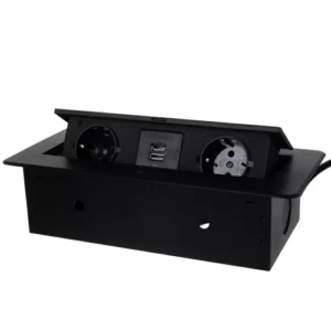„Izoxis 21446“ dvigubas USB lizdas, paslėptas stalviršyje - Image 4