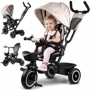 Tiny Bike 3in1 triratukas su stogeliu SP0650
