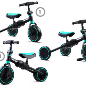 3-in-1 triratukas + balansinis dviratukas ir paspirtukas TINY BIKE SP0663 - Image 2