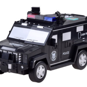 Žaislinis policijos automobilis, taupyklė, bankomatas, seifas ZA3705 - Image 2