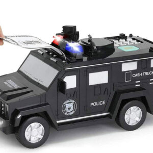 Žaislinis policijos automobilis, taupyklė, bankomatas, seifas ZA3705 - Image 4
