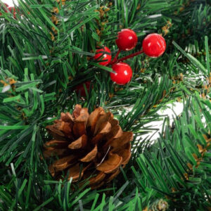 Kalėdinis papuošimas durų vainikas Dekoratyvinis dekoratyvinis ornamentas 60 cm storis XXL - Image 5