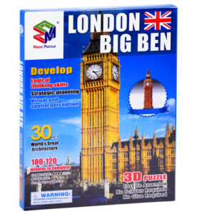30 dalių 3D dėlionė London Big Ben ZA3802 - Image 6