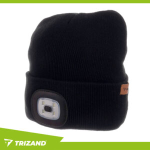Žieminė kepurė su žibintuvėliu - juoda Trizand 22663 - Image 3