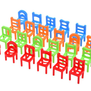 Spalvingas „Falling Chairs“ arkadinis žaidimas, 24 vnt. GR0500 - Image 2