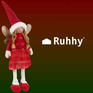 Fėja – raudona kalėdinė figūrėlė Ruhhy 22346 - Image 2