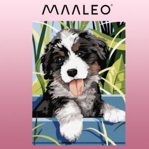 Tapyba pagal skaičius 40x30cm - Maaleo dog 22780 - Image 3