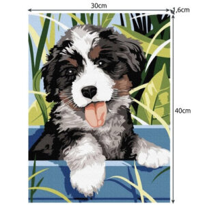 Tapyba pagal skaičius 40x30cm - Maaleo dog 22780 - Image 4