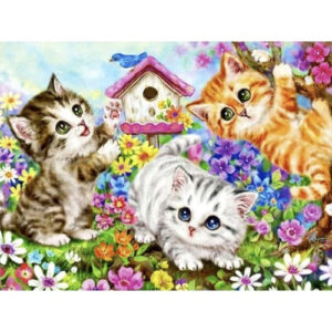 Tapyba pagal skaičius 40x50cm - Maaleo cats 22781 - Image 5