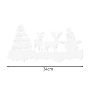Kalėdiniai langų lipdukai Ruhhy 22253 - Image 3